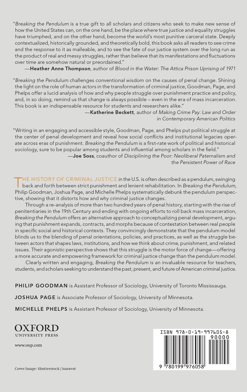 Rückseitencover Breaking the Pendulum