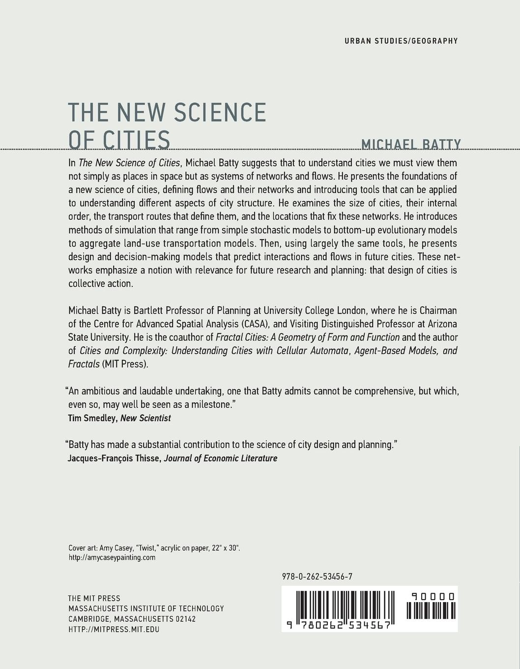 Rückseitencover The New Science of Cities