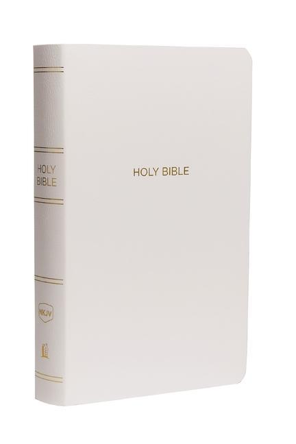 Vorderes Coverbild NKJV, Gift and Award Bible, Leather-Look, White, Red Letter Edition