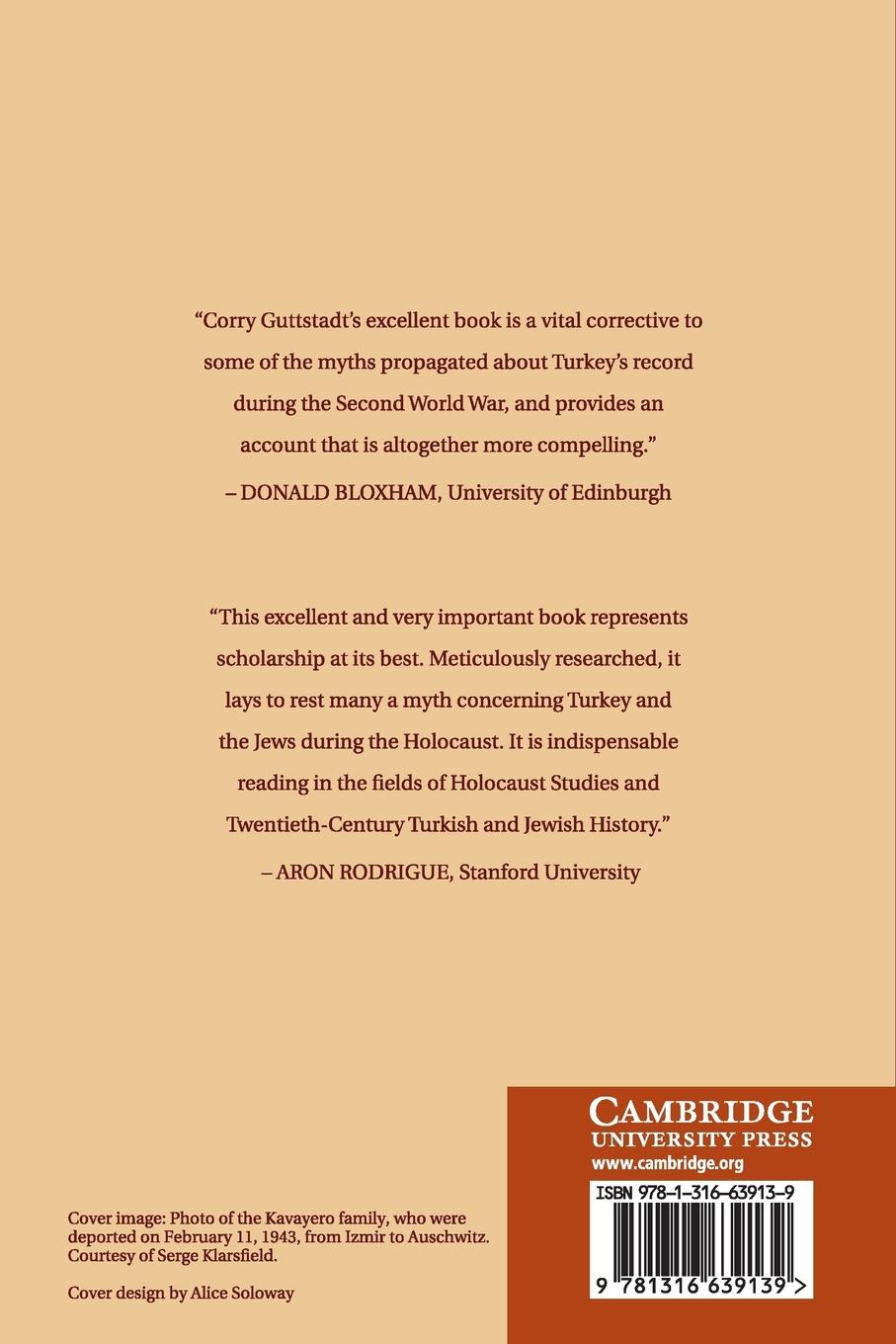 Rückseitencover Turkey, the Jews, and the Holocaust