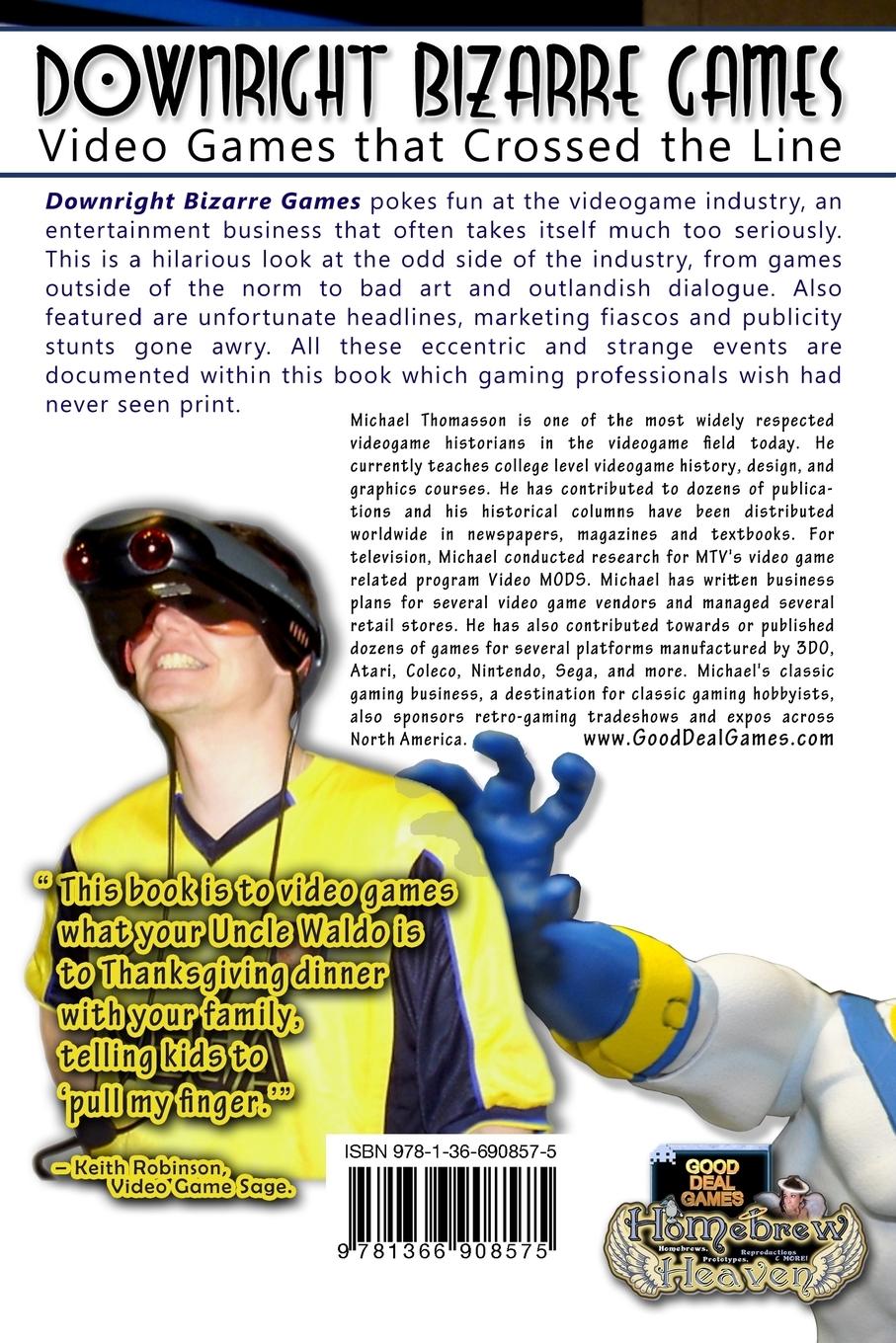 Rückseitencover Downright Bizarre Games