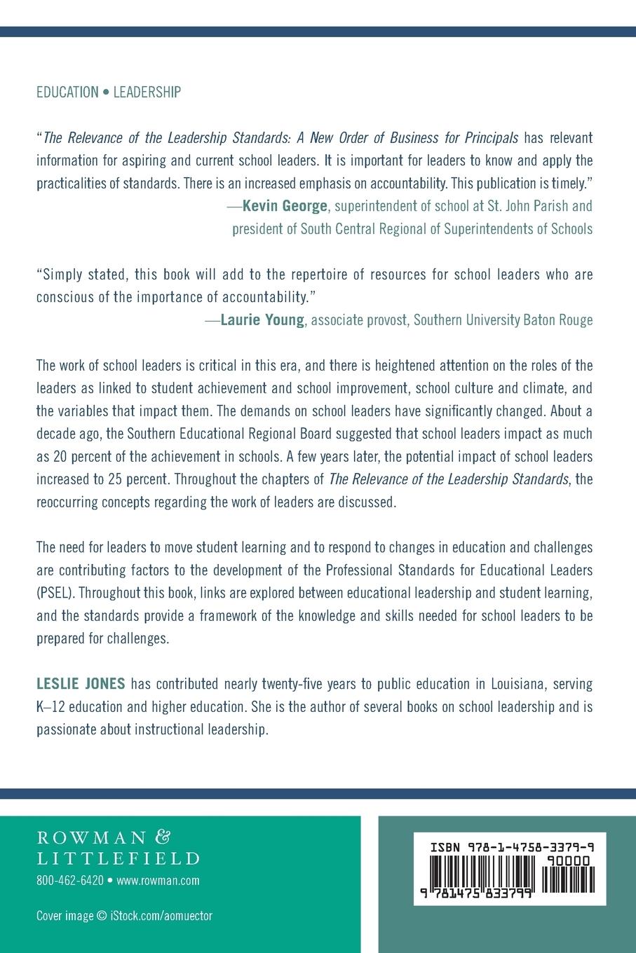 Rückseitencover Relevance of the Leadership Standards