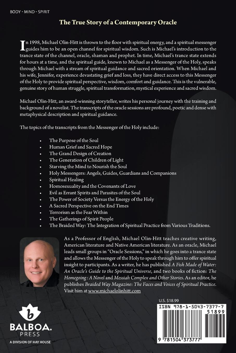 Rückseitencover Messenger of the Holy