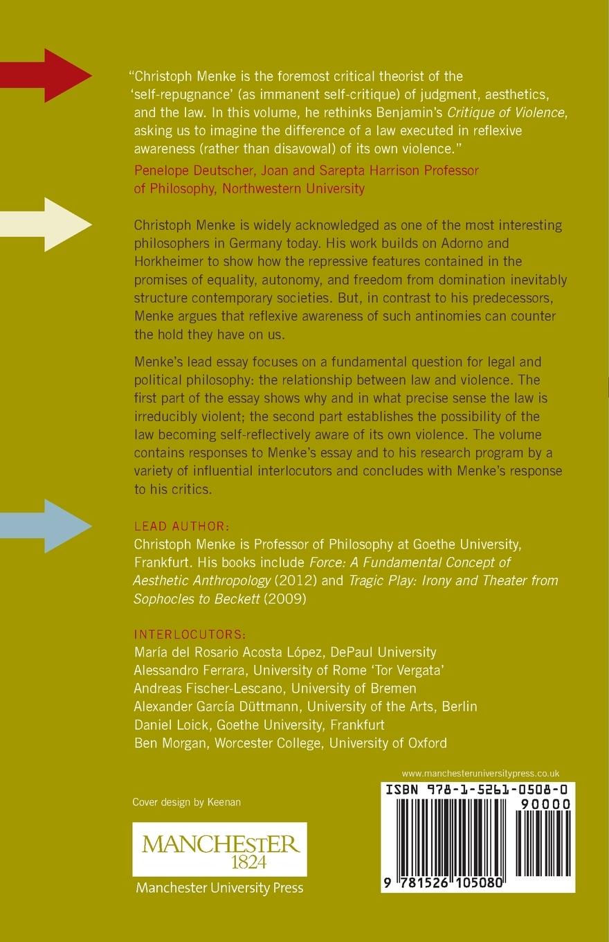 Rückseitencover Law and violence