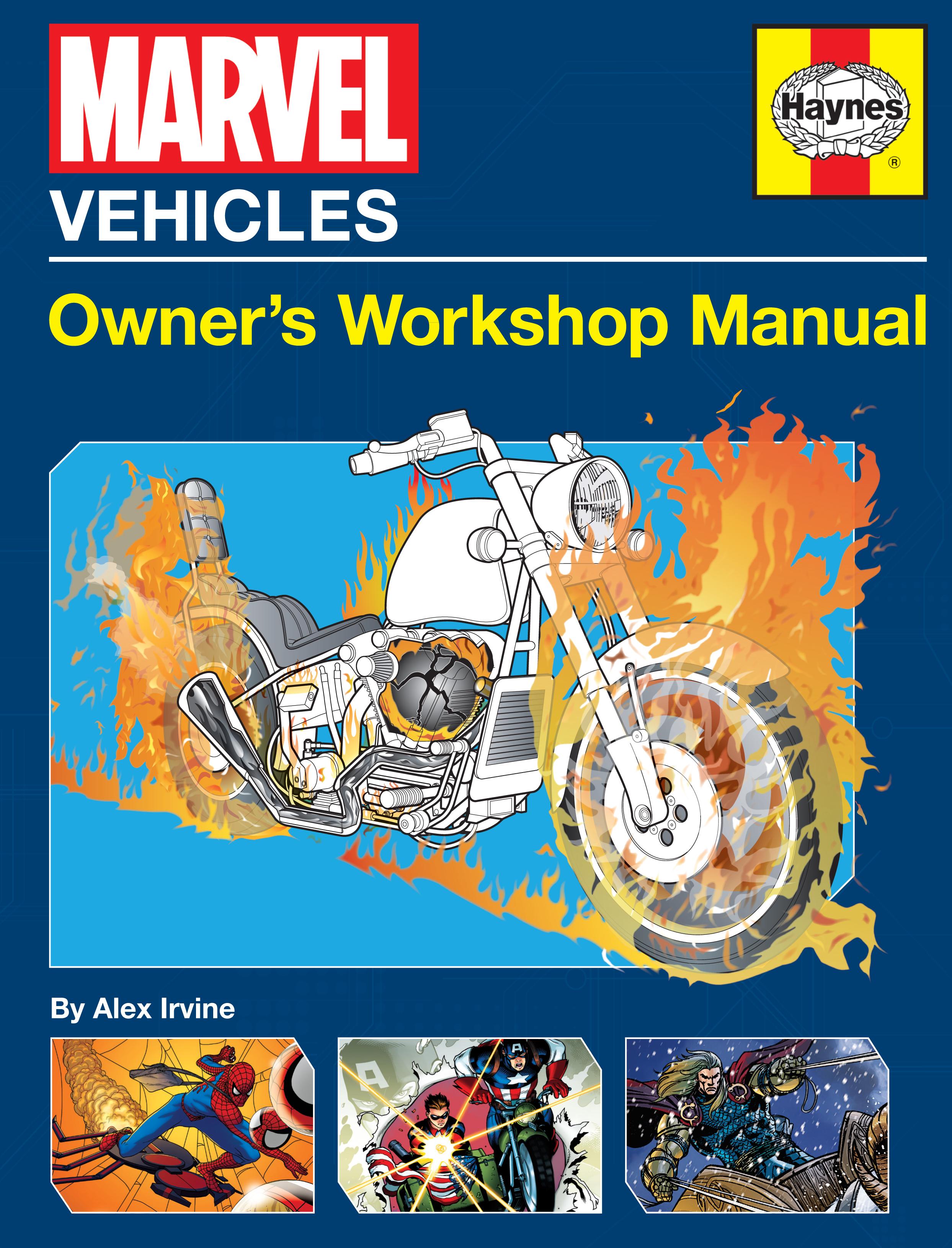 Vorderes Coverbild Marvel Vehicles