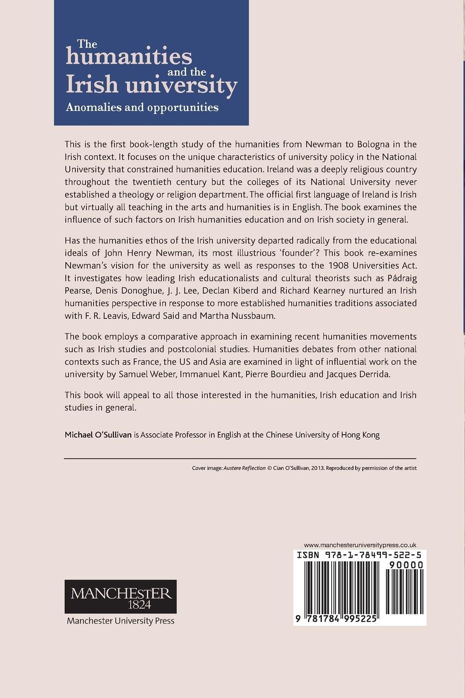 Rückseitencover The humanities and the Irish university