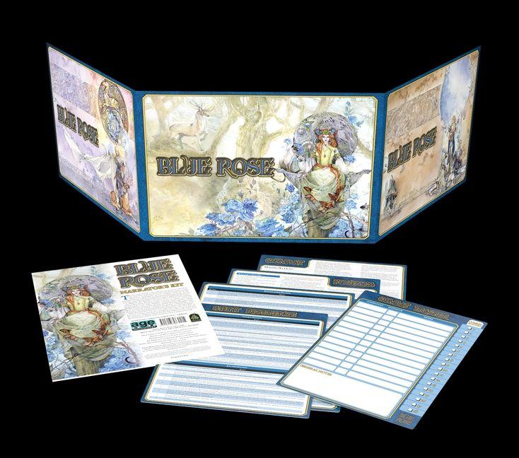 Vorderes Coverbild Blue Rose RPG Narrator's Kit