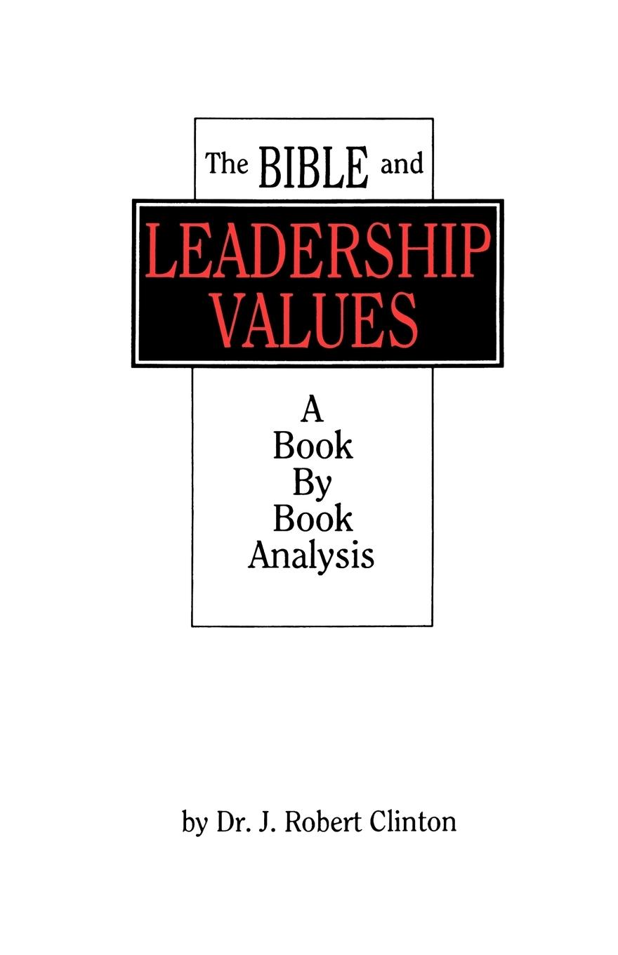 Vorderes Coverbild The Bible and Leadership Values