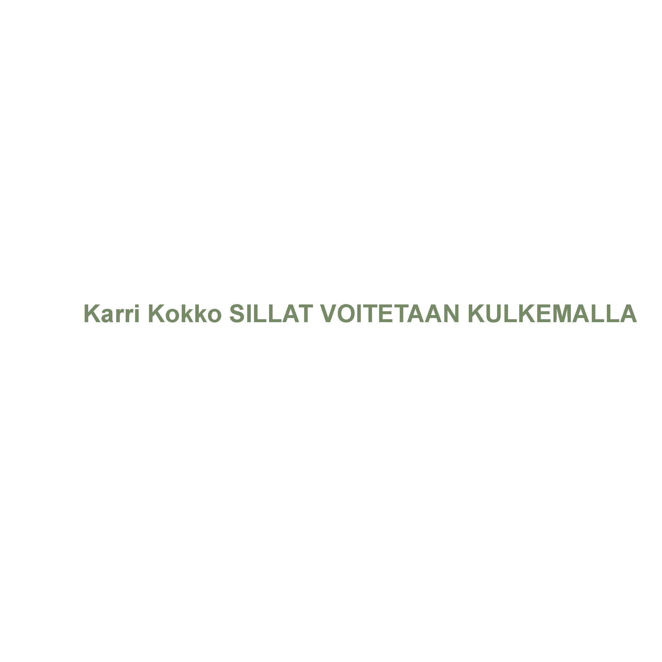 Vorderes Coverbild Sillat voitetaan kulkemalla