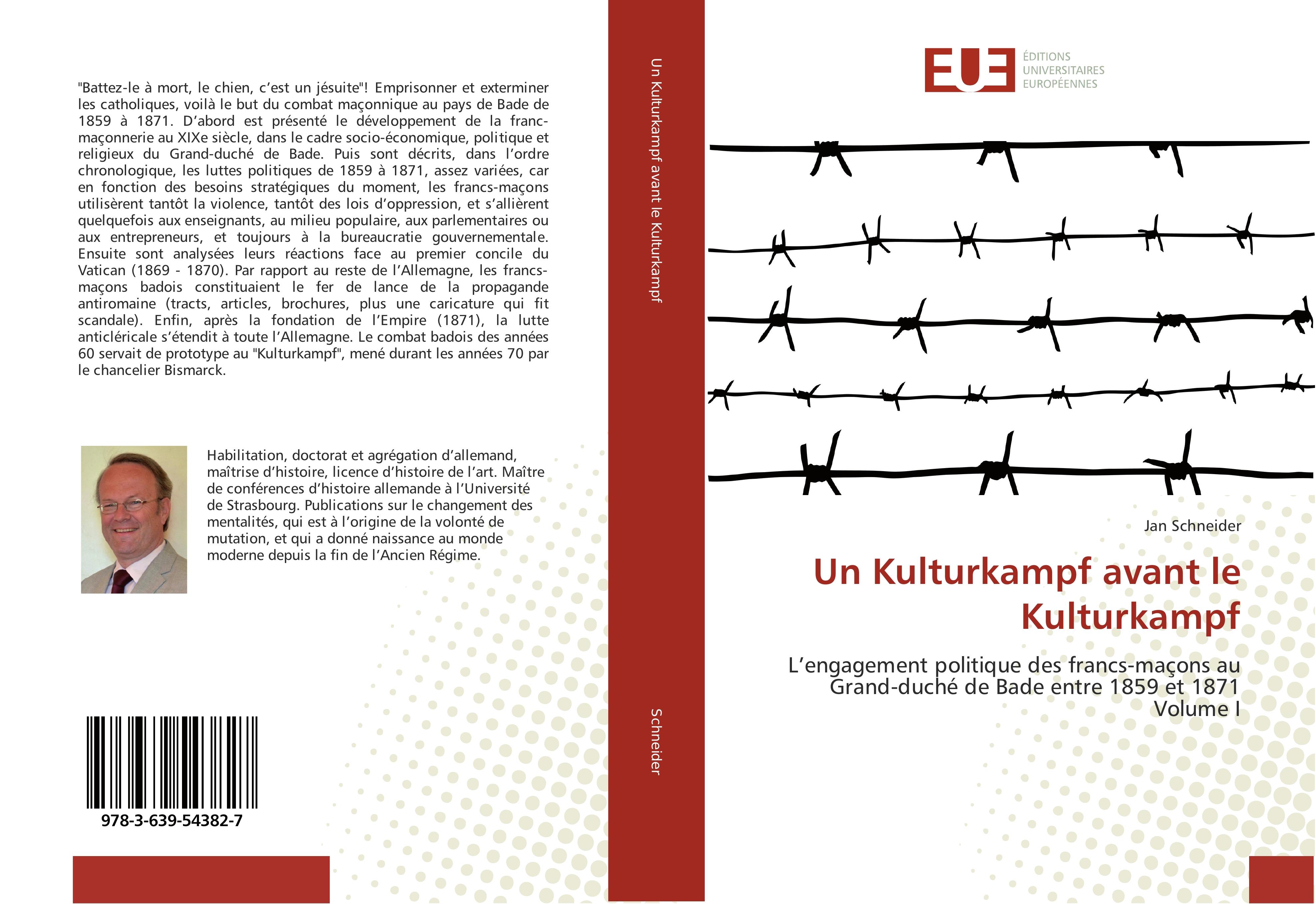 Vorderes Coverbild Un Kulturkampf avant le Kulturkampf
