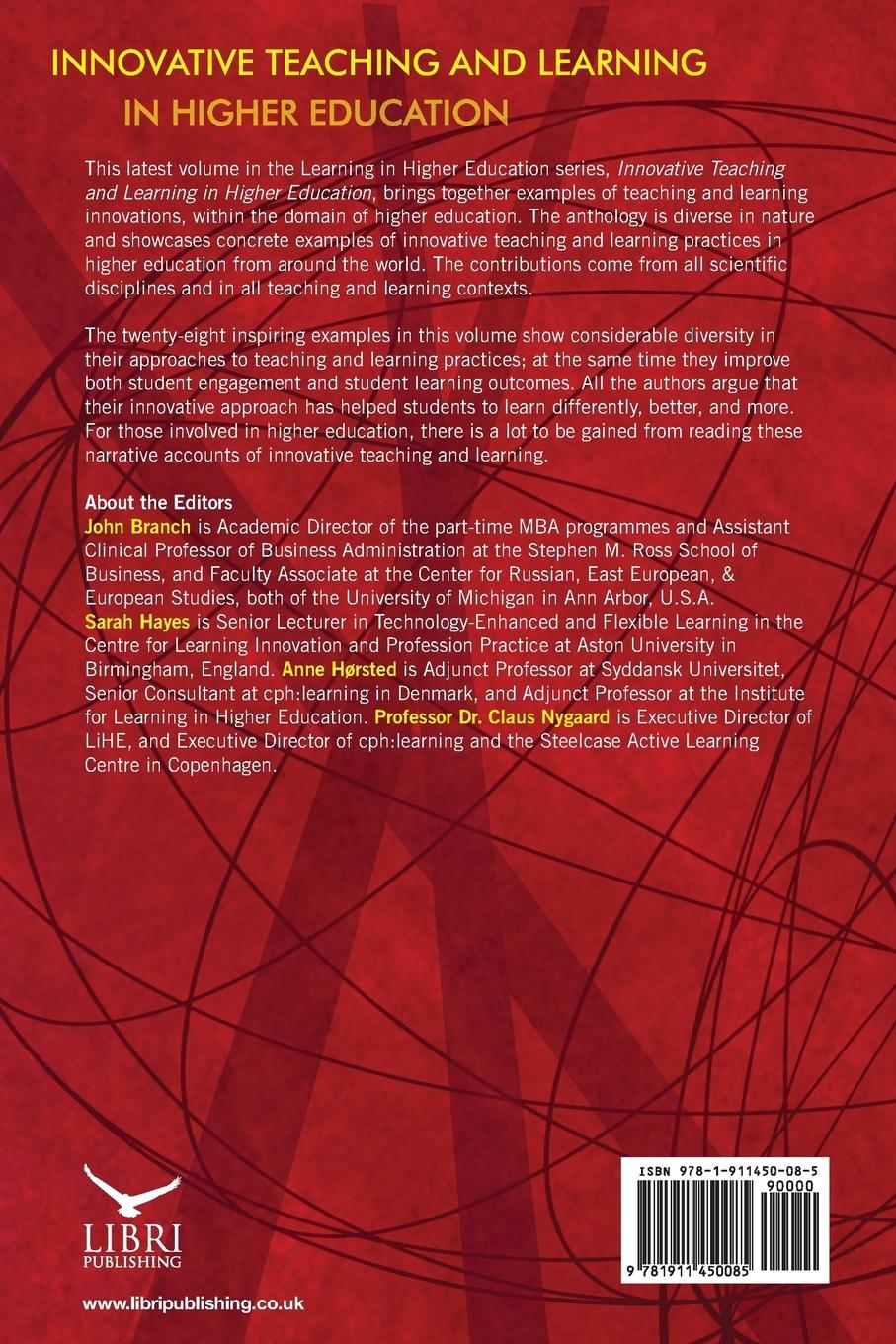 Rückseitencover Innovative Teaching and Learning in Higher Education