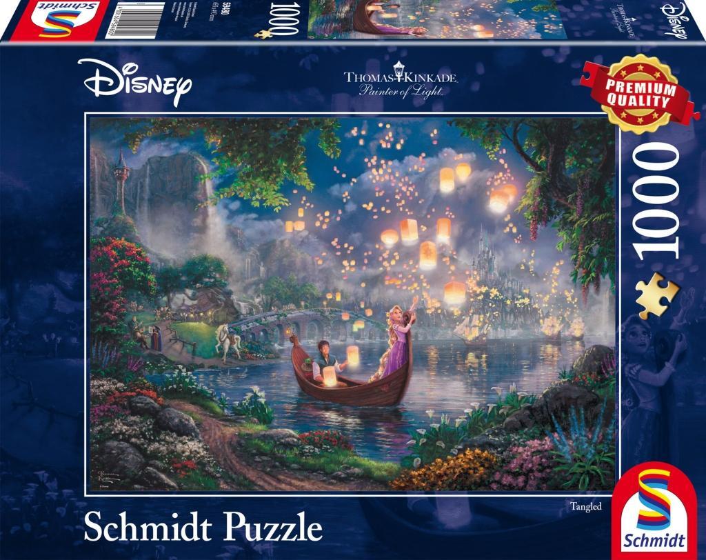 Vorderes Coverbild Thomas Kinkade, Disney Rapunzel.1000 Teile Puzzle