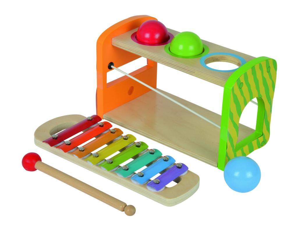 Beispielinhalt (Bild) Eichhorn Color, Xylophon Klopfbank