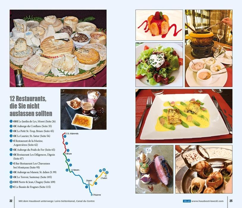 Beispielinhalt (Bild) Hausboot-Detailführer: Loire & Centre
