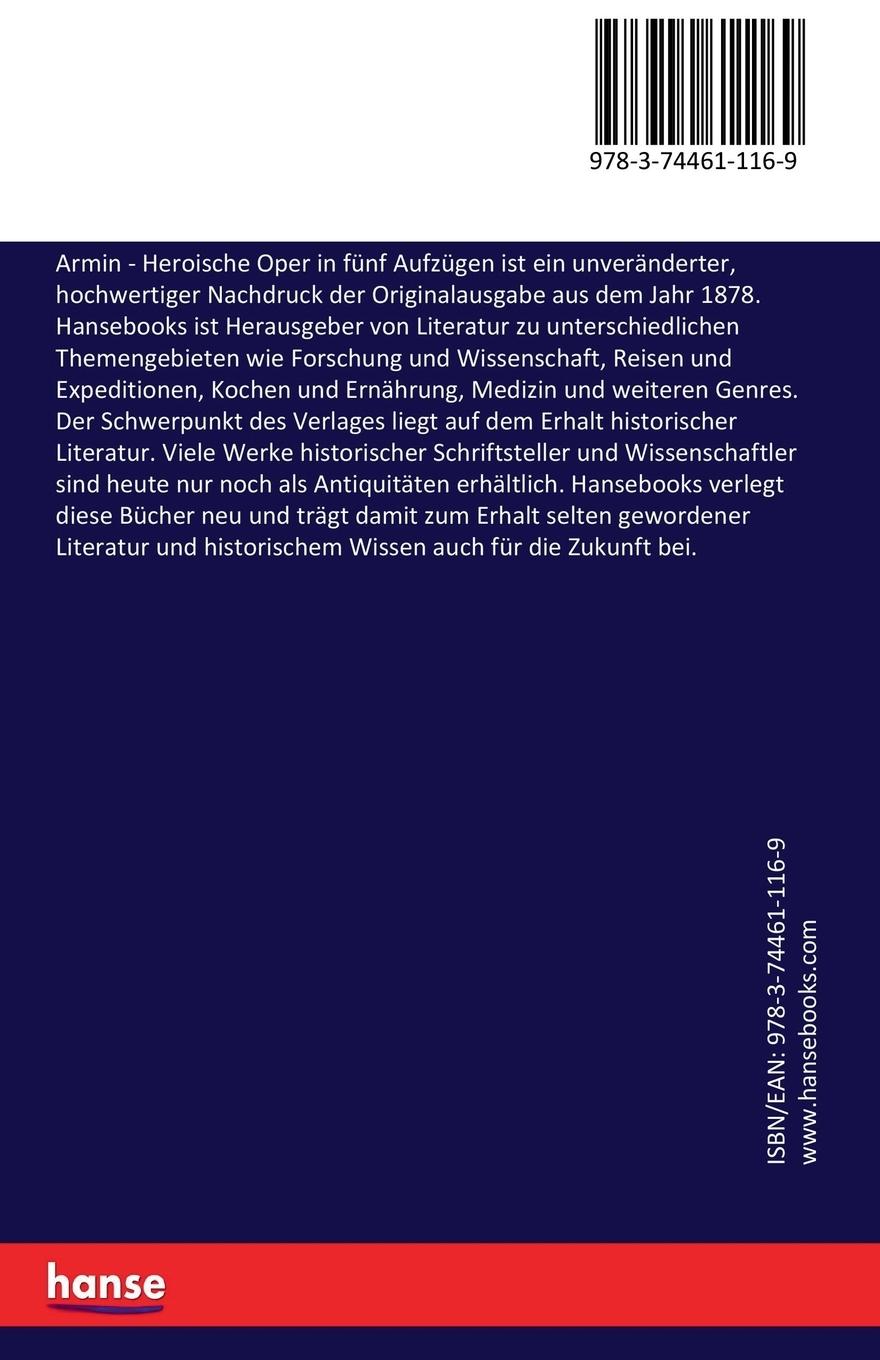 Rückseitencover Armin