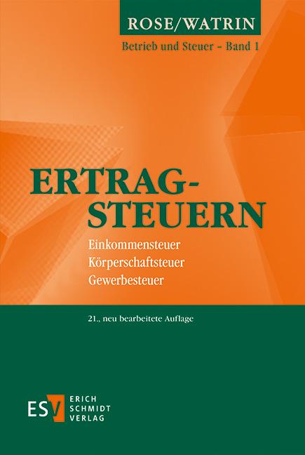Vorderes Coverbild Ertragsteuern