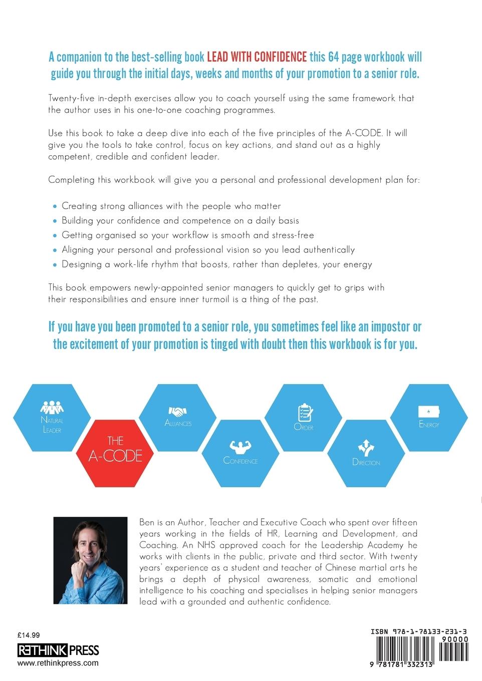 Rückseitencover Lead With Confidence - The Workbook