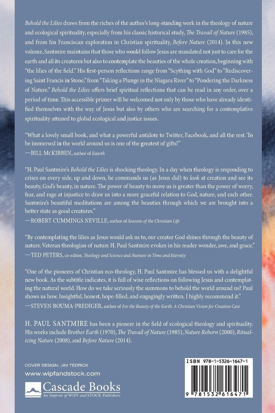 Rückseitencover Behold the Lilies