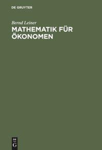 Vorderes Coverbild Mathematik für Ökonomen
