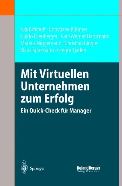 Vorderes Coverbild Mit Virtuellen Unternehmen zum Erfolg