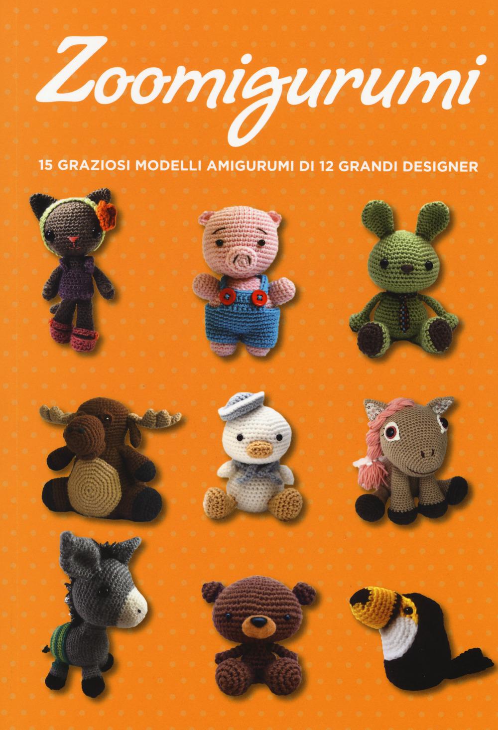 Vorderes Coverbild Zoomigurumi. 15 graziosi modelli amigurumi di 12 grandi designer