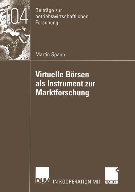 Vorderes Coverbild Virtuelle Börsen als Instrument zur Marktforschung