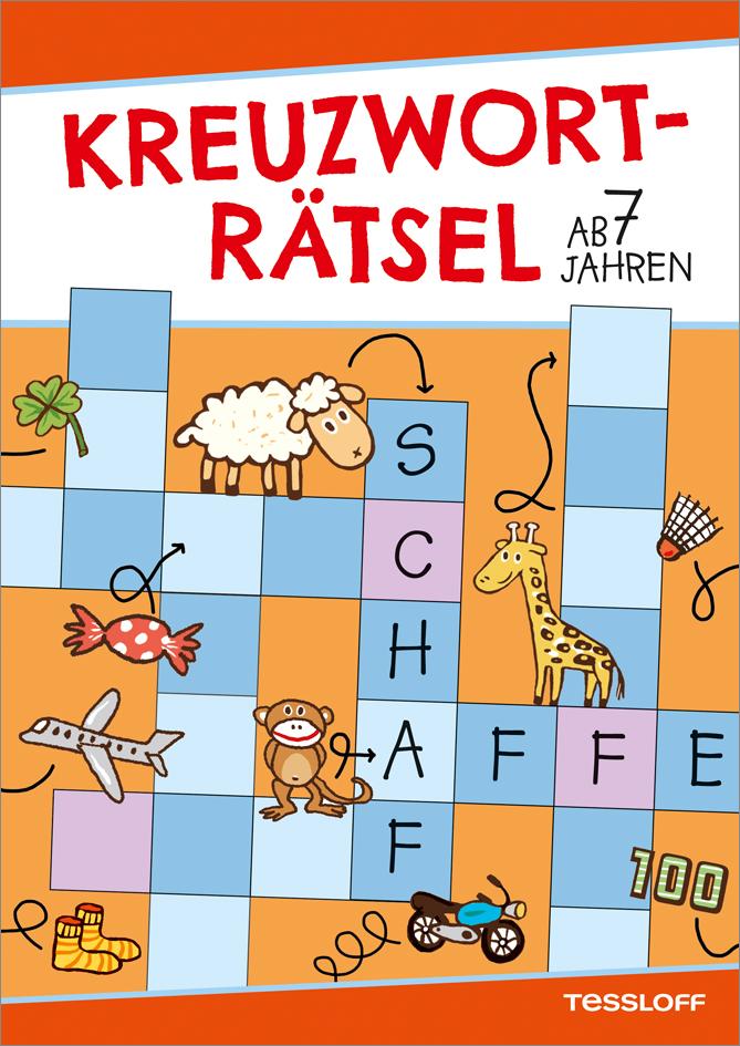 Vorderes Coverbild Kreuzworträtsel ab 7 Jahren