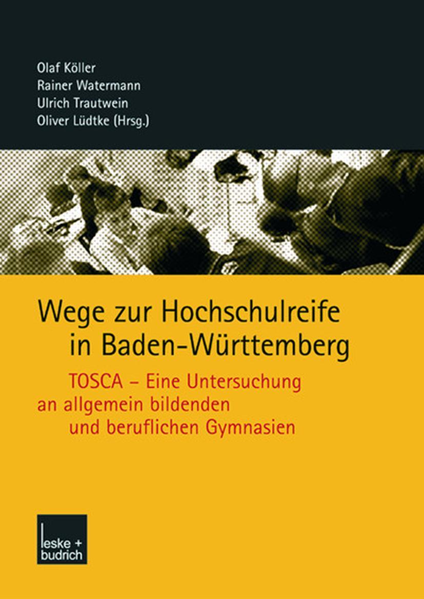 Vorderes Coverbild Wege zur Hochschulreife in Baden-Württemberg