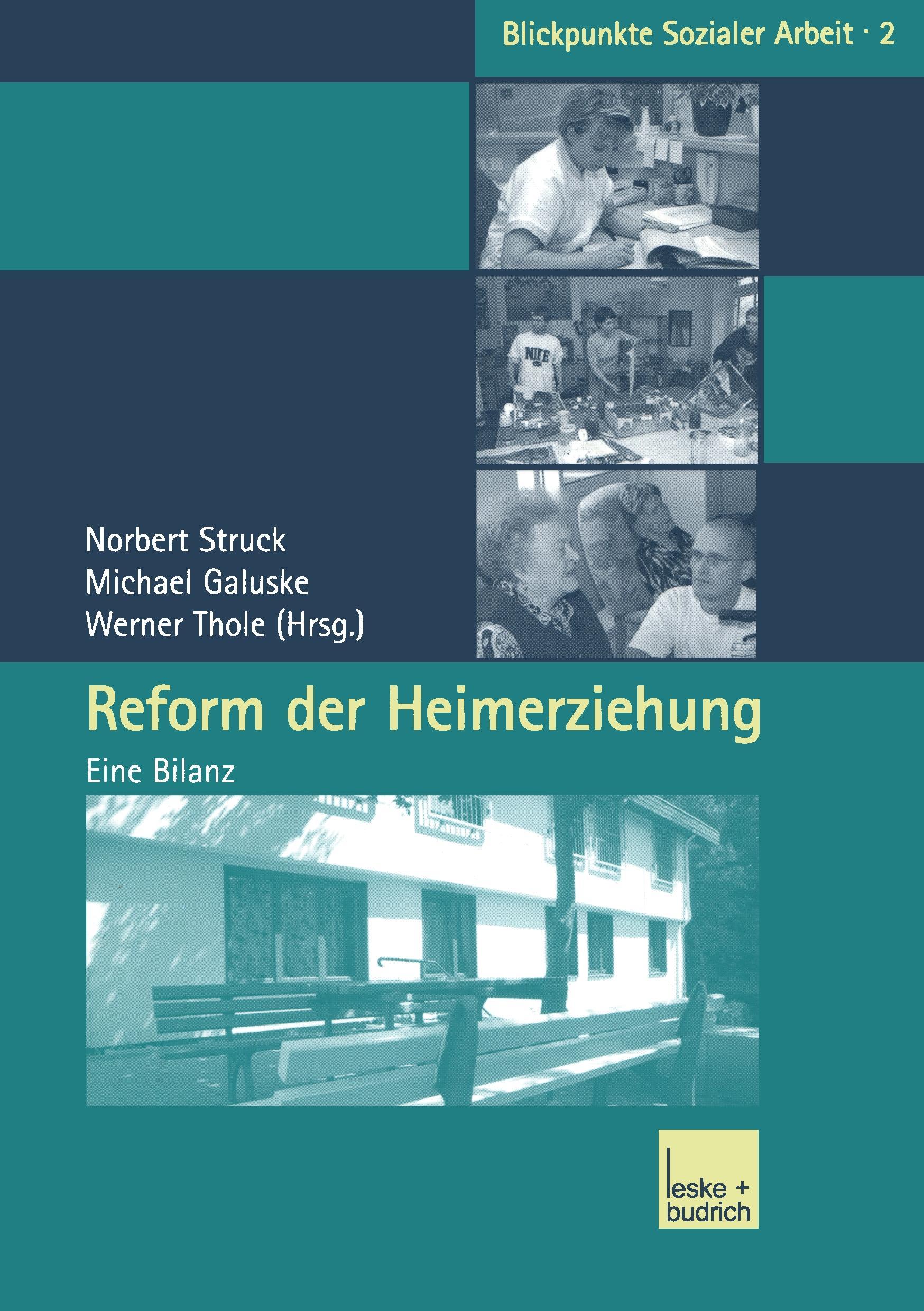 Vorderes Coverbild Reform der Heimerziehung
