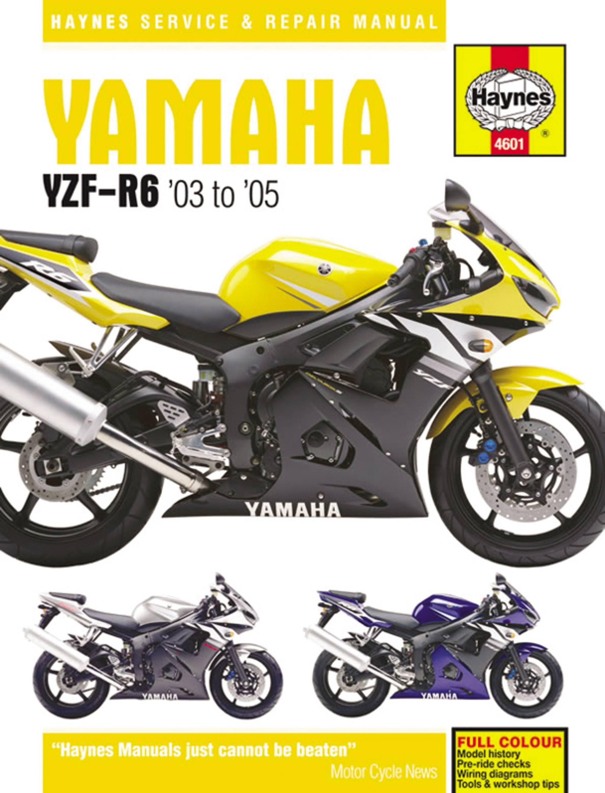 Vorderes Coverbild Yamaha YZF-R6 (03 - 05)