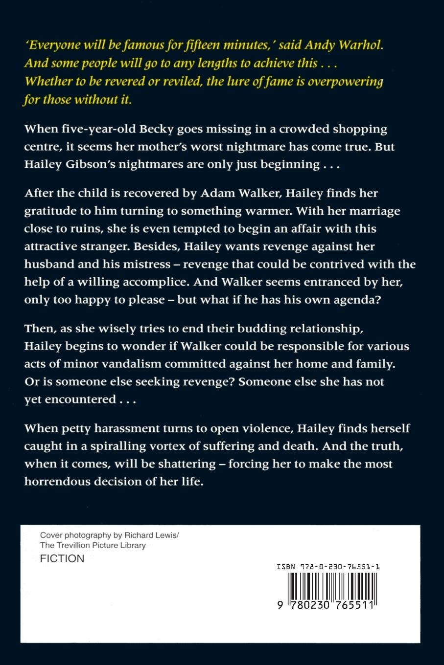 Rückseitencover Warhol's Prophecy