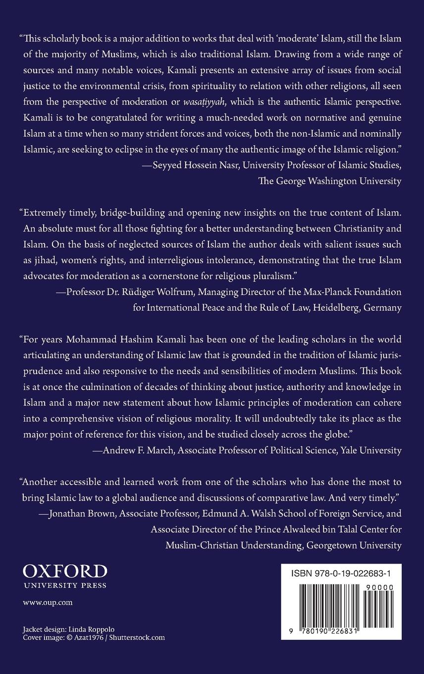 Rückseitencover Middle Path of Moderation in Islam