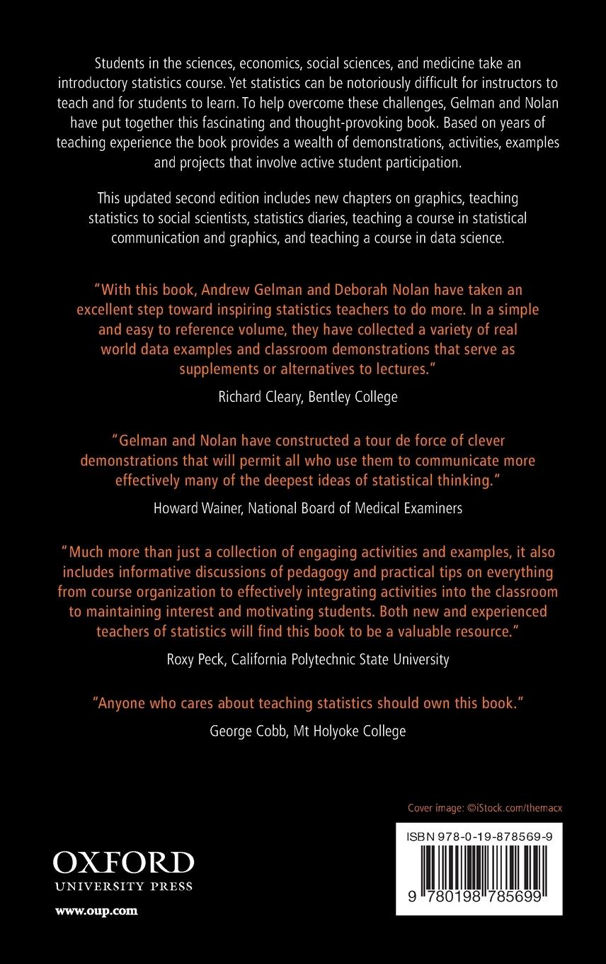 Rückseitencover Teaching Statistics