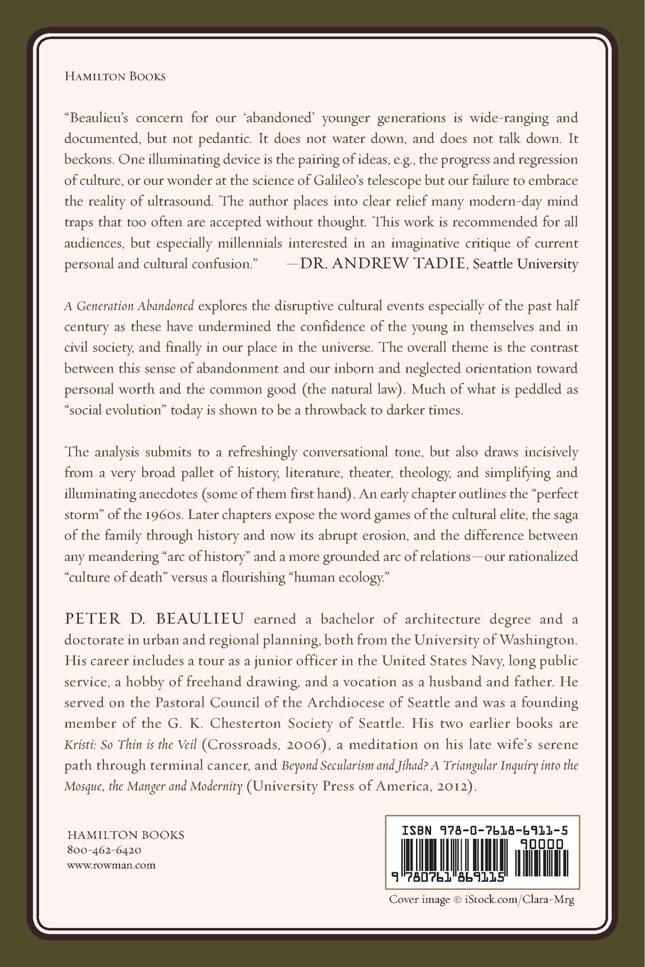 Rückseitencover Generation Abandoned