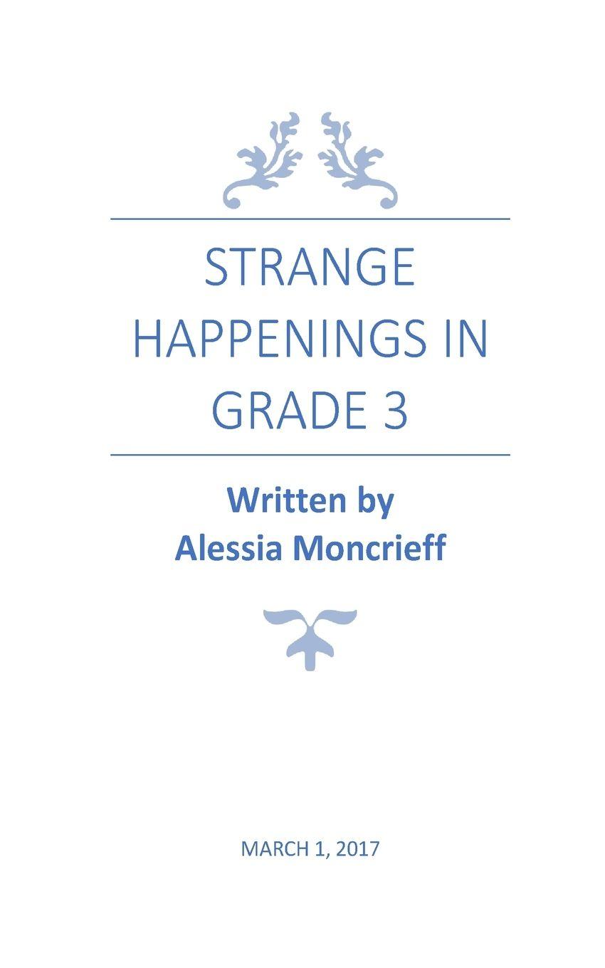 Vorderes Coverbild Strange Happenings in Grade 3