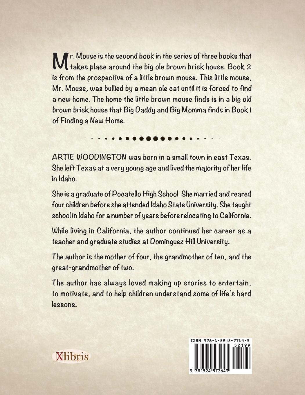 Rückseitencover Mr. Mouse Finds a New Home