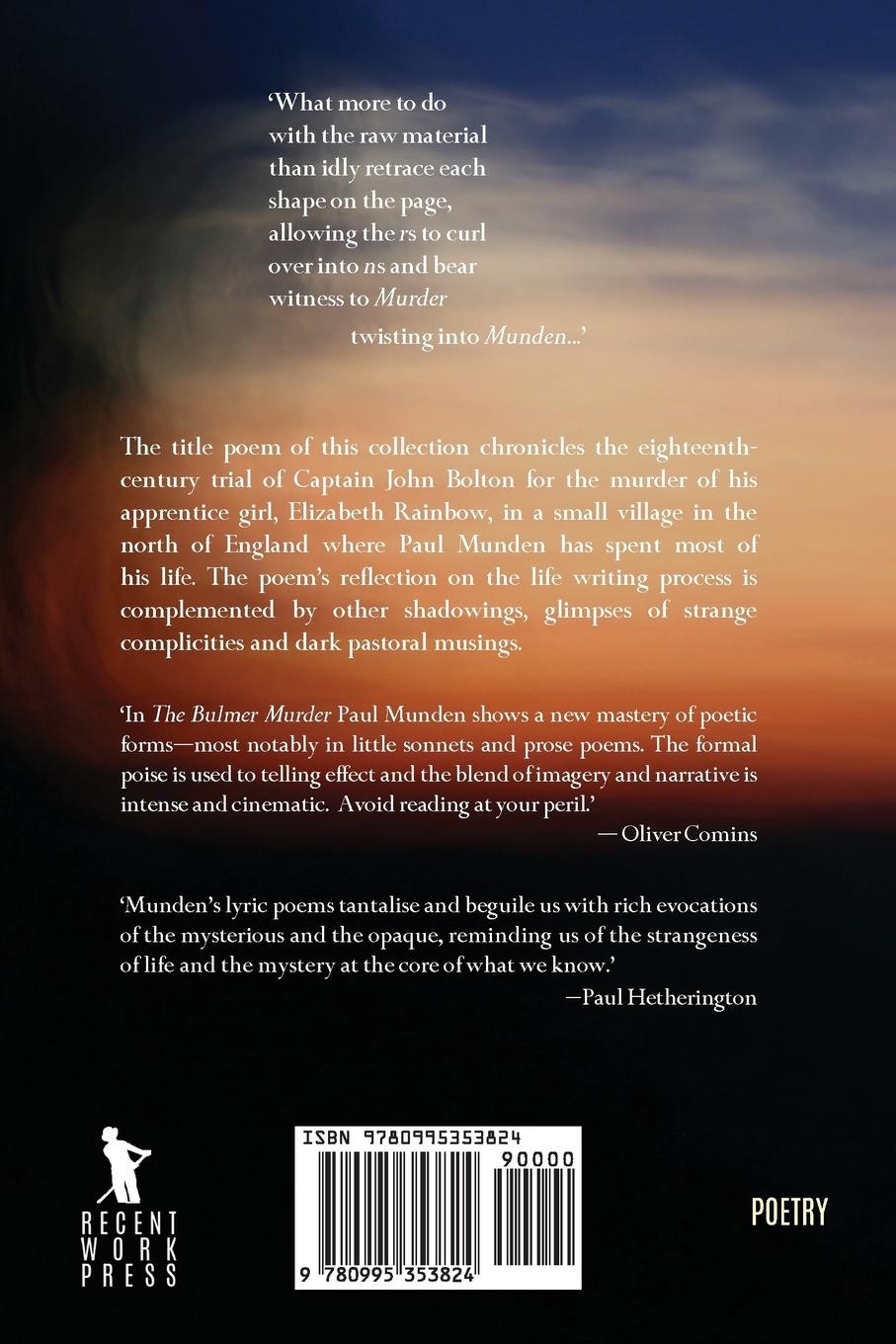 Rückseitencover The Bulmer Murder