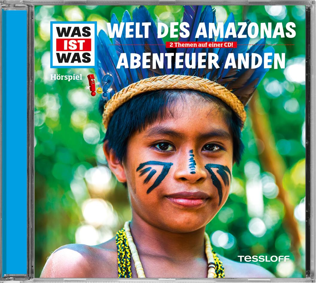 Vorderes Coverbild WAS IST WAS Hörspiel-CD: Welt des Amazonas/ Abenteuer Anden