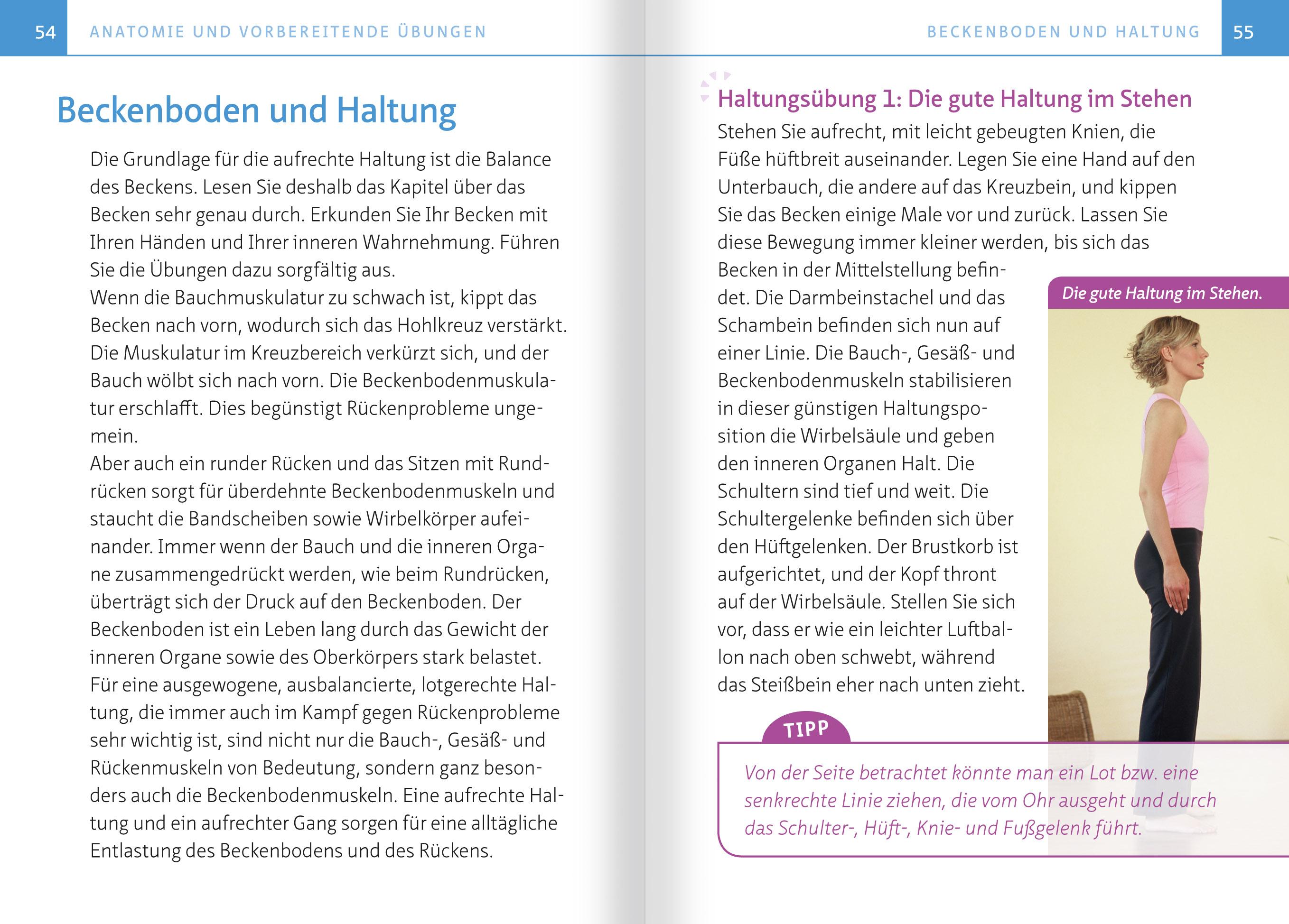 Beispielinhalt (Bild) Energiequelle Beckenboden. Kompakt-Ratgeber