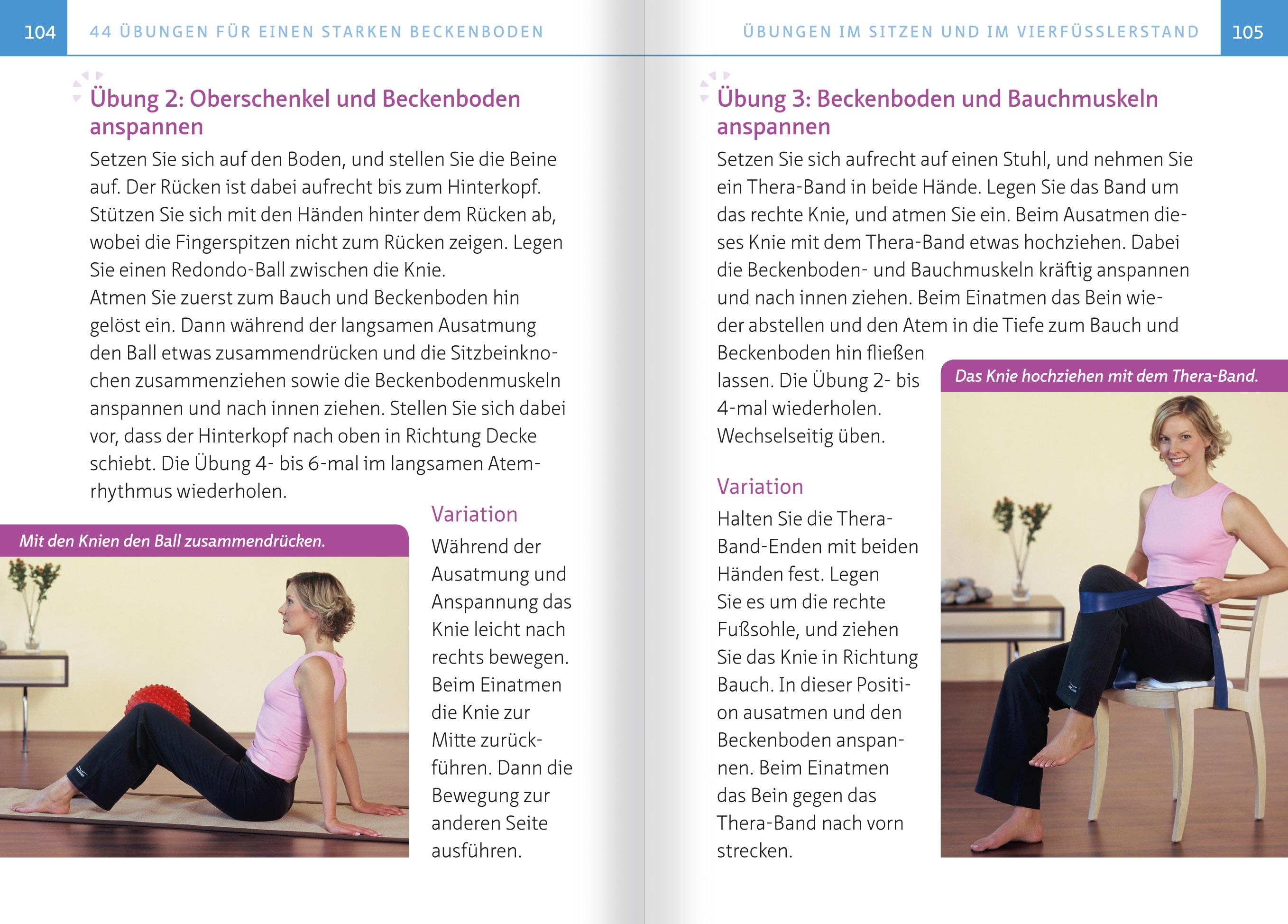 Beispielinhalt (Bild) Energiequelle Beckenboden. Kompakt-Ratgeber