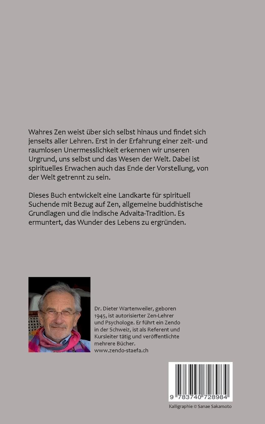 Rückseitencover Jenseits von Zen