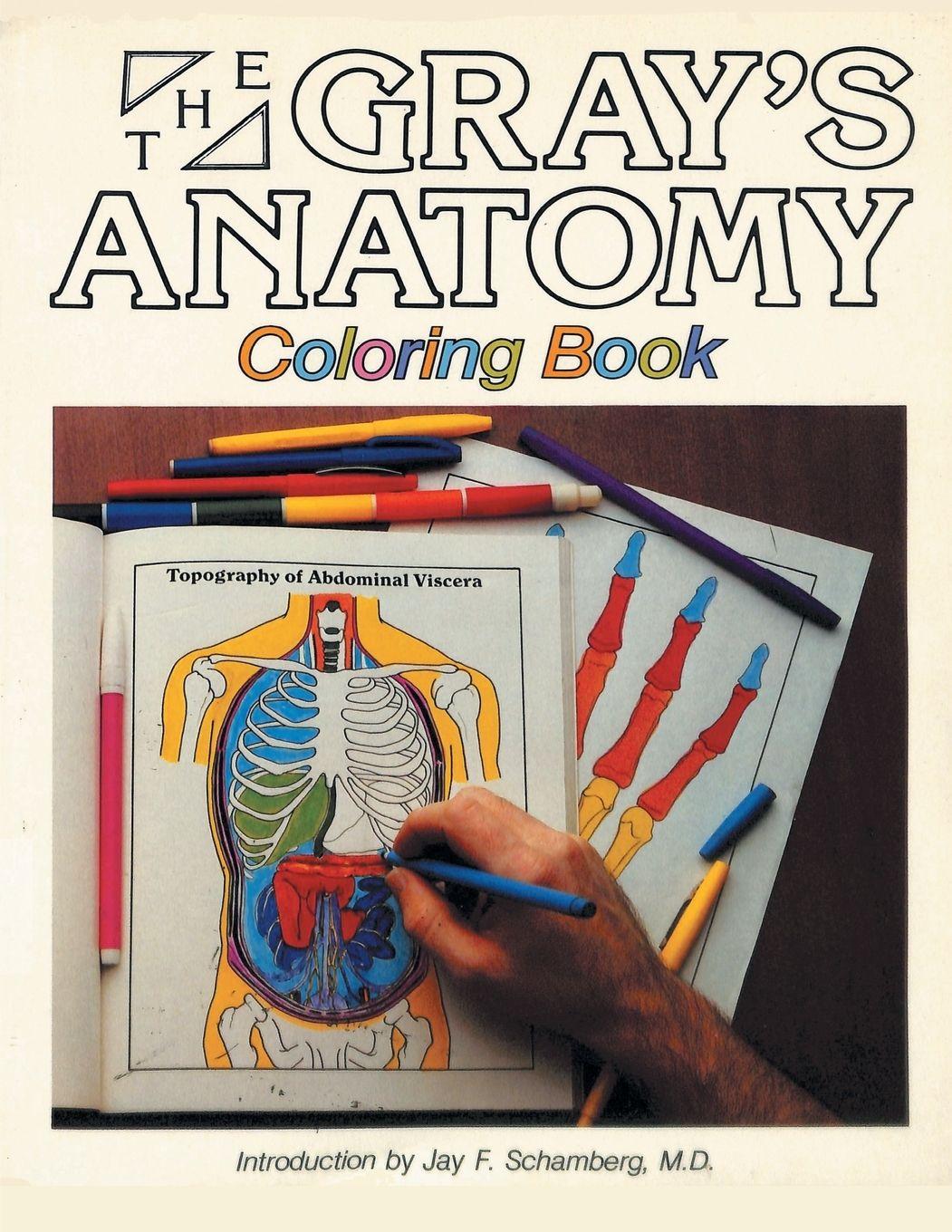 Vorderes Coverbild Gray's Anatomy Coloring Book