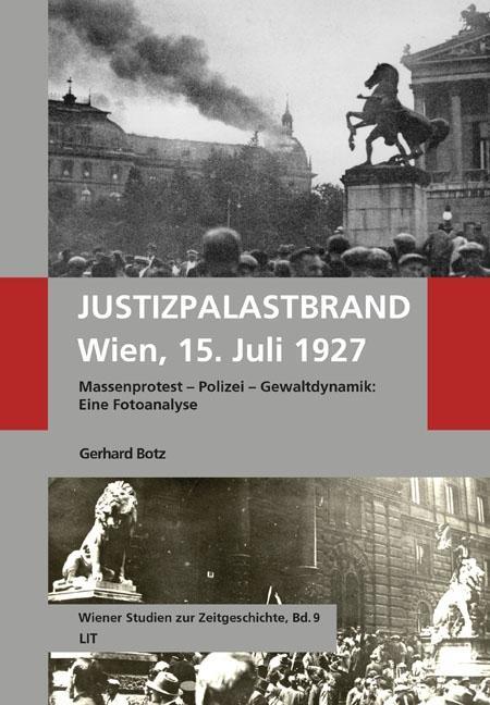 Vorderes Coverbild Justizpalastbrand Wien, 15. Juli 1927