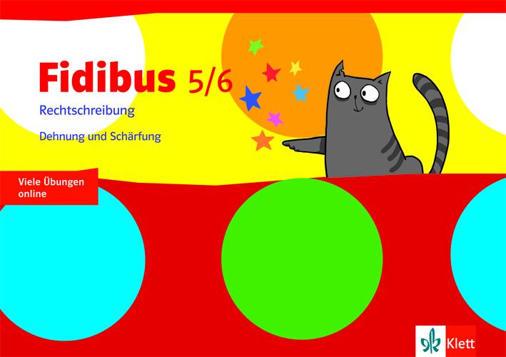 Vorderes Coverbild Fidibus 5/6. Arbeitsheft Rechtschreibung - Dehnung und Schärfung