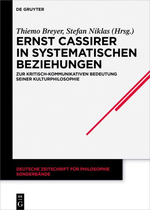 Vorderes Coverbild Ernst Cassirer in systematischen Beziehungen