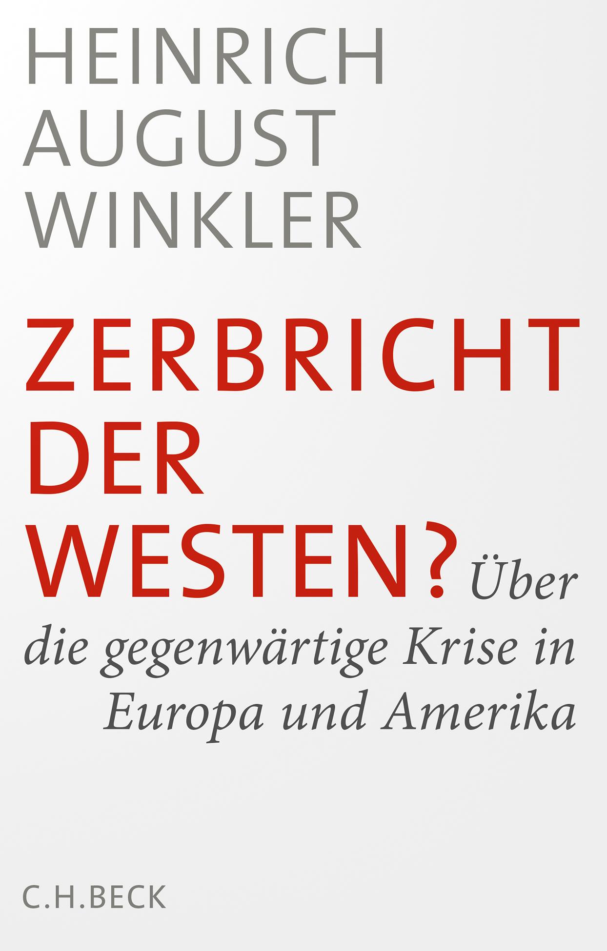 Vorderes Coverbild Zerbricht der Westen?