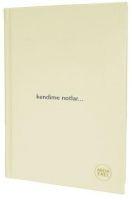 Vorderes Coverbild Kendime Notlar - Beyaz Defter