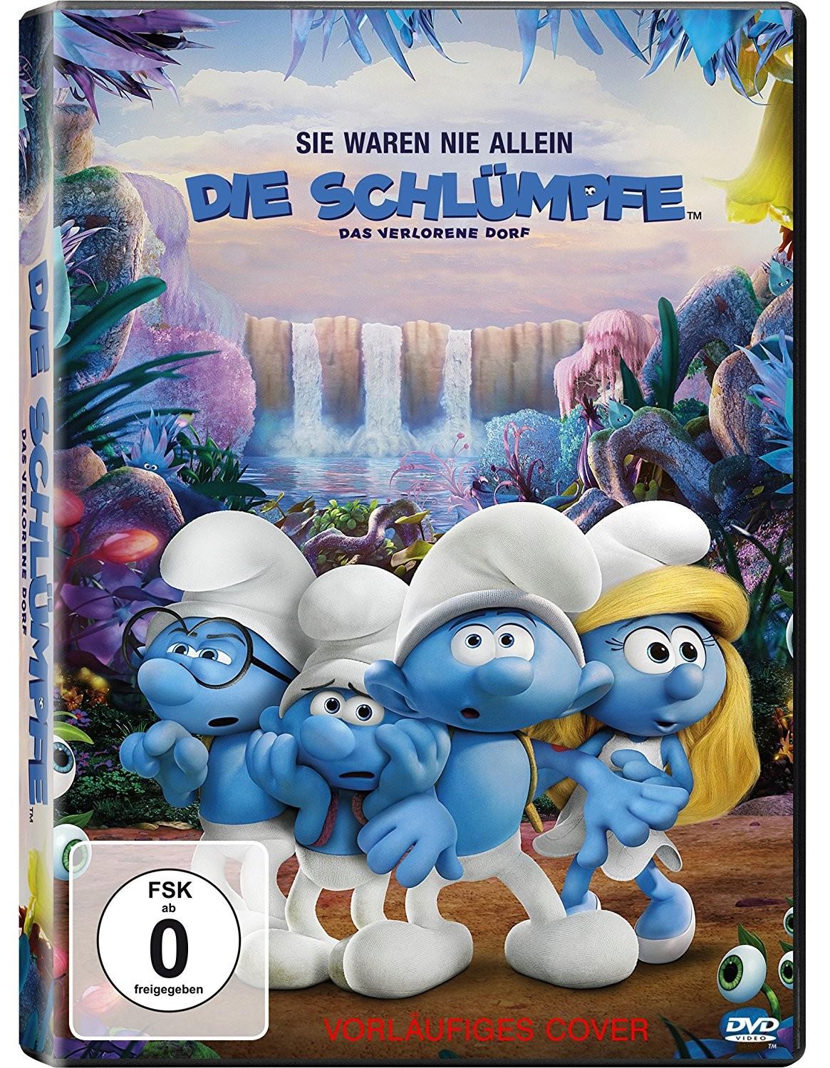 Vorderes Coverbild Die Schlümpfe - Das verlorene Dorf