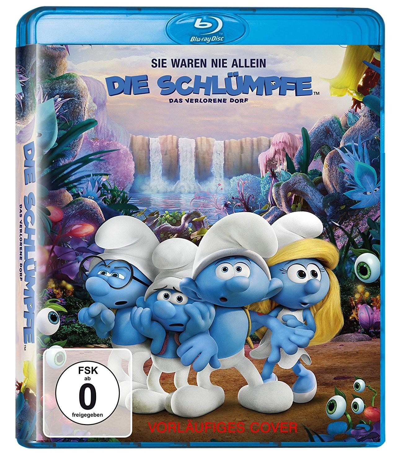 Vorderes Coverbild Die Schlümpfe - Das verlorene Dorf