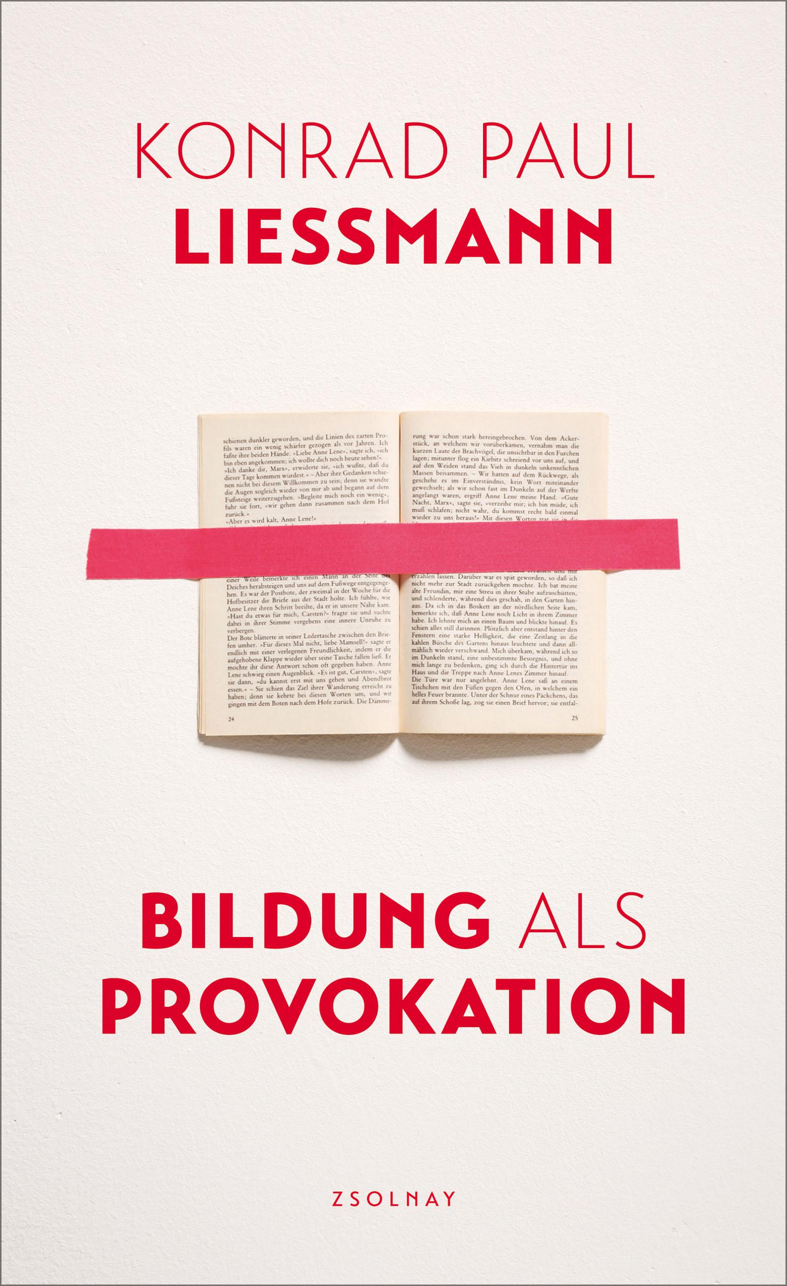Vorderes Coverbild Bildung als Provokation